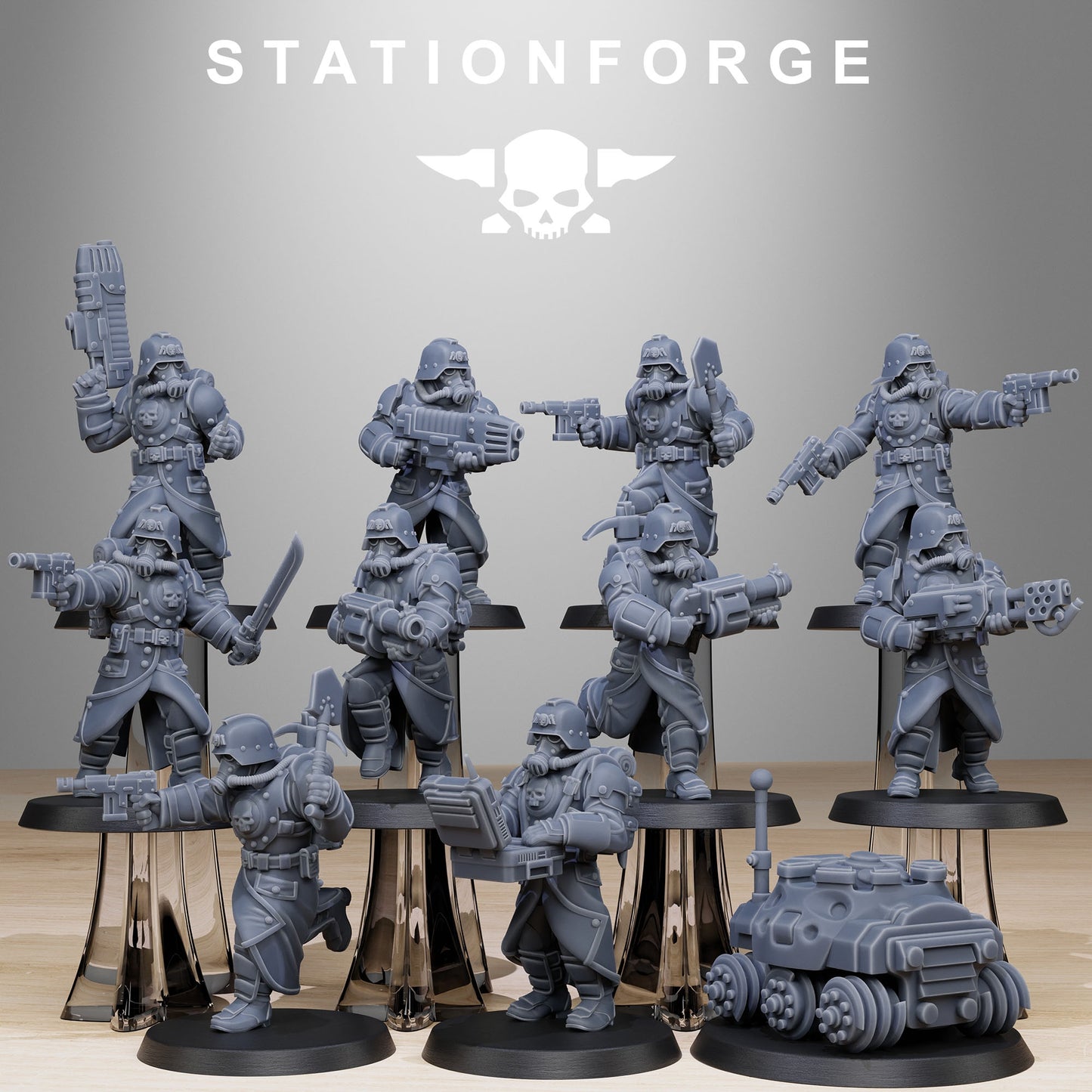 GrimGuard Bombardiers - StationForge - 28mm