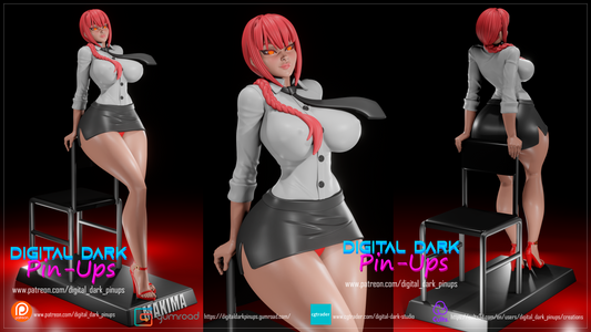 Makima - Digital Dark Pin-ups