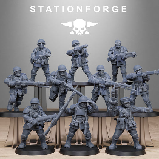 FreeGuard infantry  - StationForge - 28mm