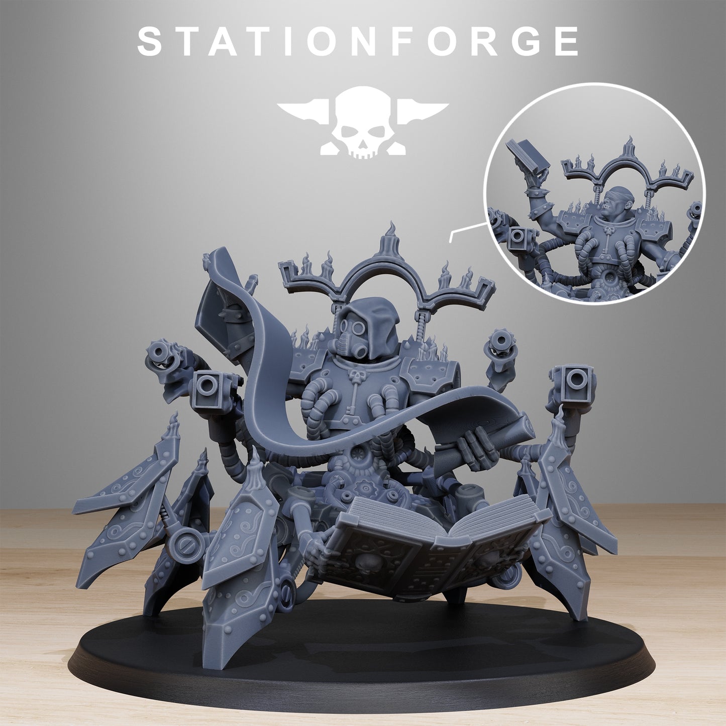 Scavenger Librarian - StationForge - 28mm