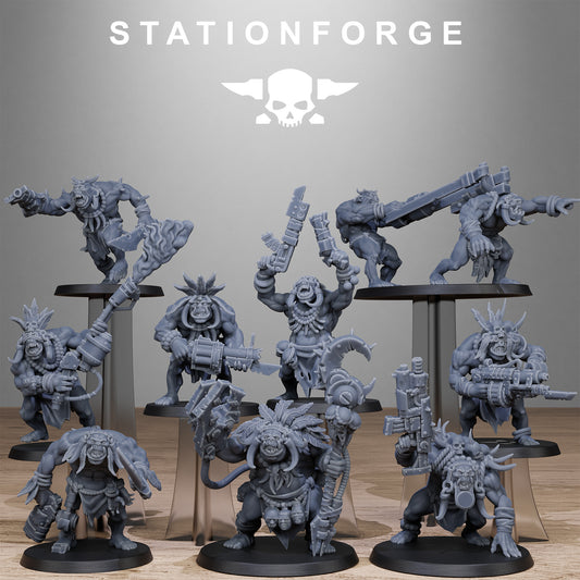 Orkaz Tribal Infantry - StationForge - 28mm