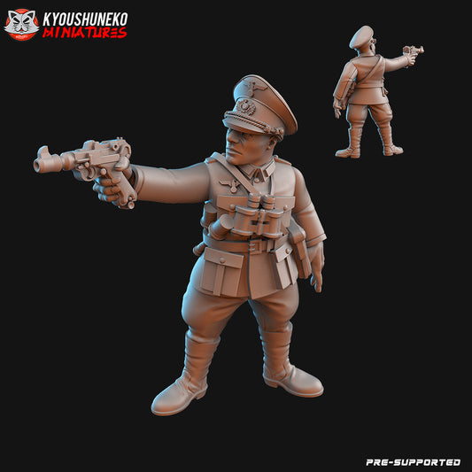 German Officer + USMC Officer ww2 - Kyoushuneko Miniatures