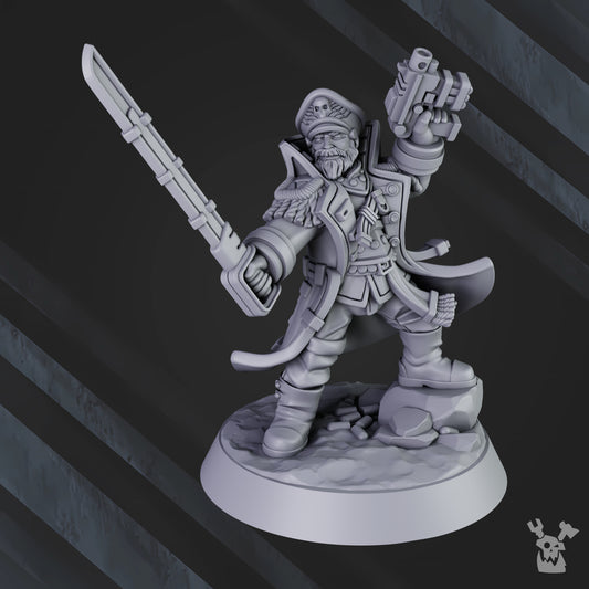 Commissar Flavius Strongwill - Dakkadakka