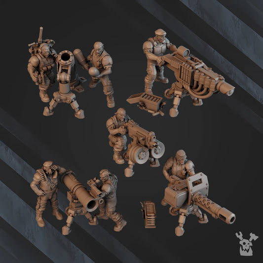 Green Hell Division Heavy Fire Support Squad - Dakkadakka