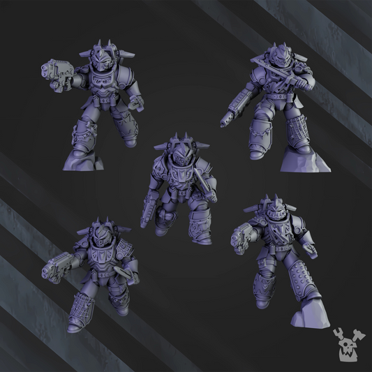 White Megalodon Clan Storm Squad with Jetpacks - Dakkadakka