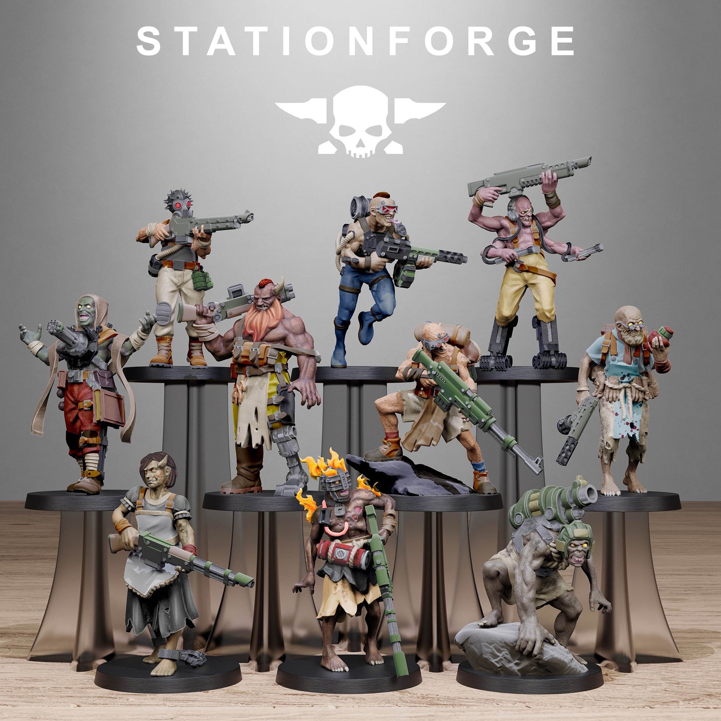 Corrupted Guard Abhumans - StationForge - 28mm