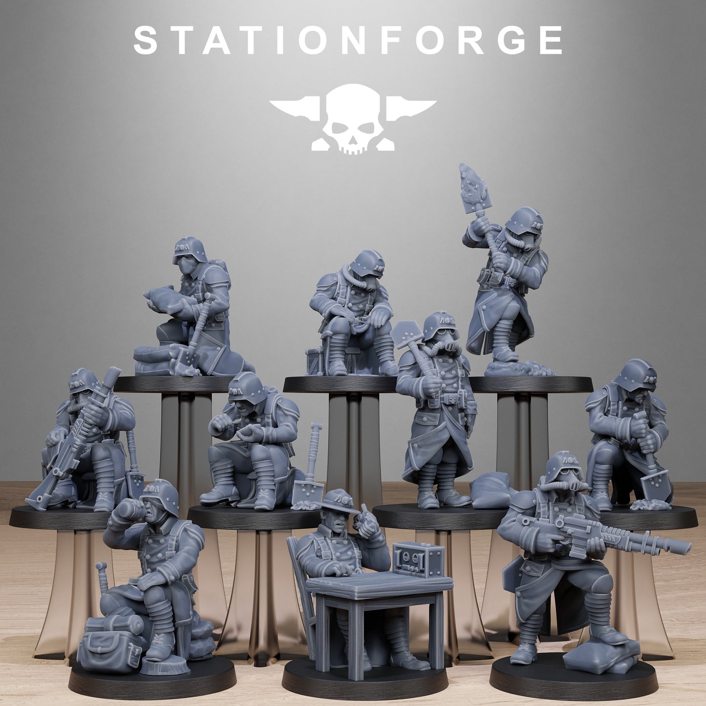GrimGuard Chill Squad  - StationForge - 28mm