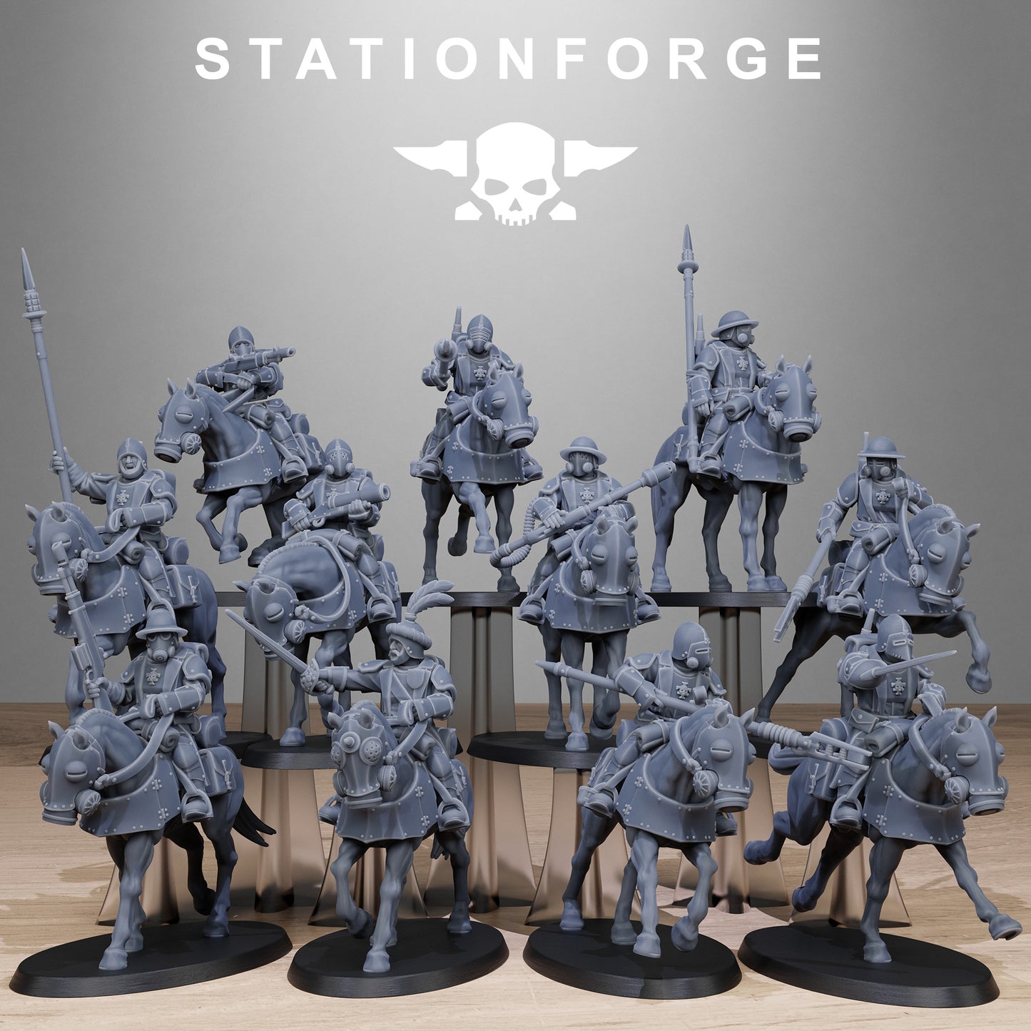RoyalGuard Cavalry - StationForge - 28mm