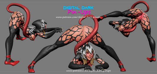 Gwenom - Digital Dark Pin-ups
