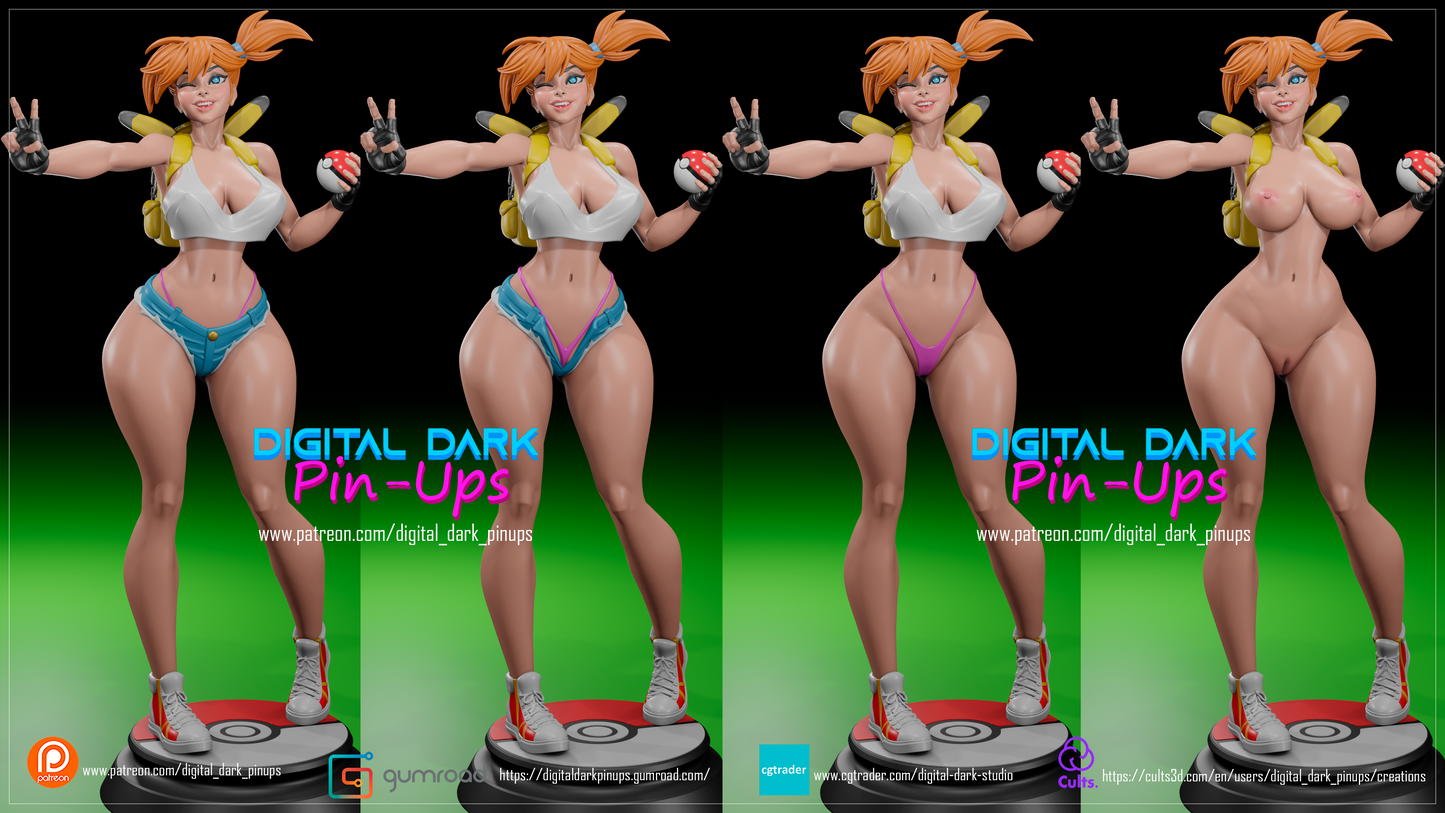 Misty - Digital Dark Pin-ups