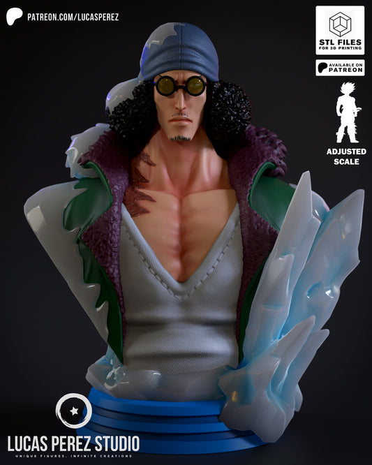 Aokiji Bust - Lucas Perez Studio