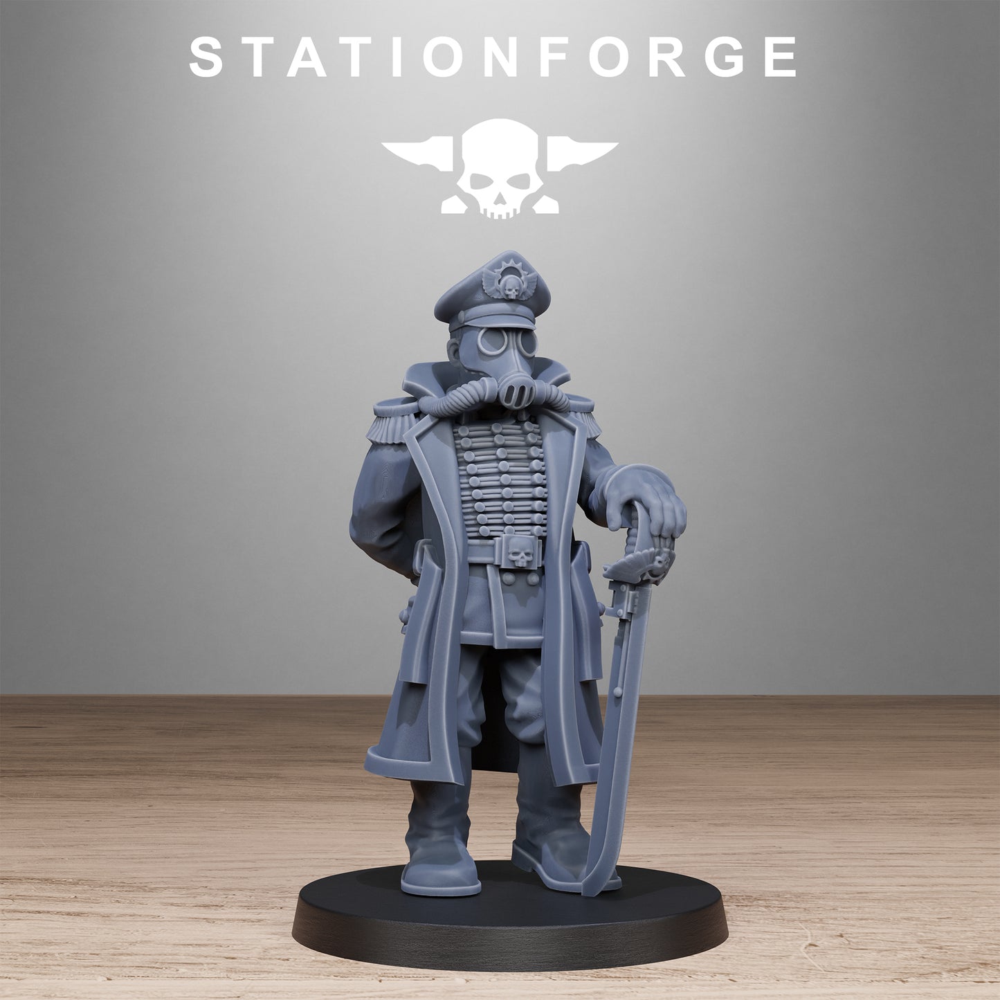 GrimGuard Officers - StationForge - 28mm