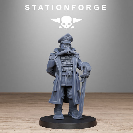 GrimGuard Officers - StationForge - 28mm