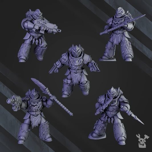 White Megalodon Clan Warriors - Dakkadakka