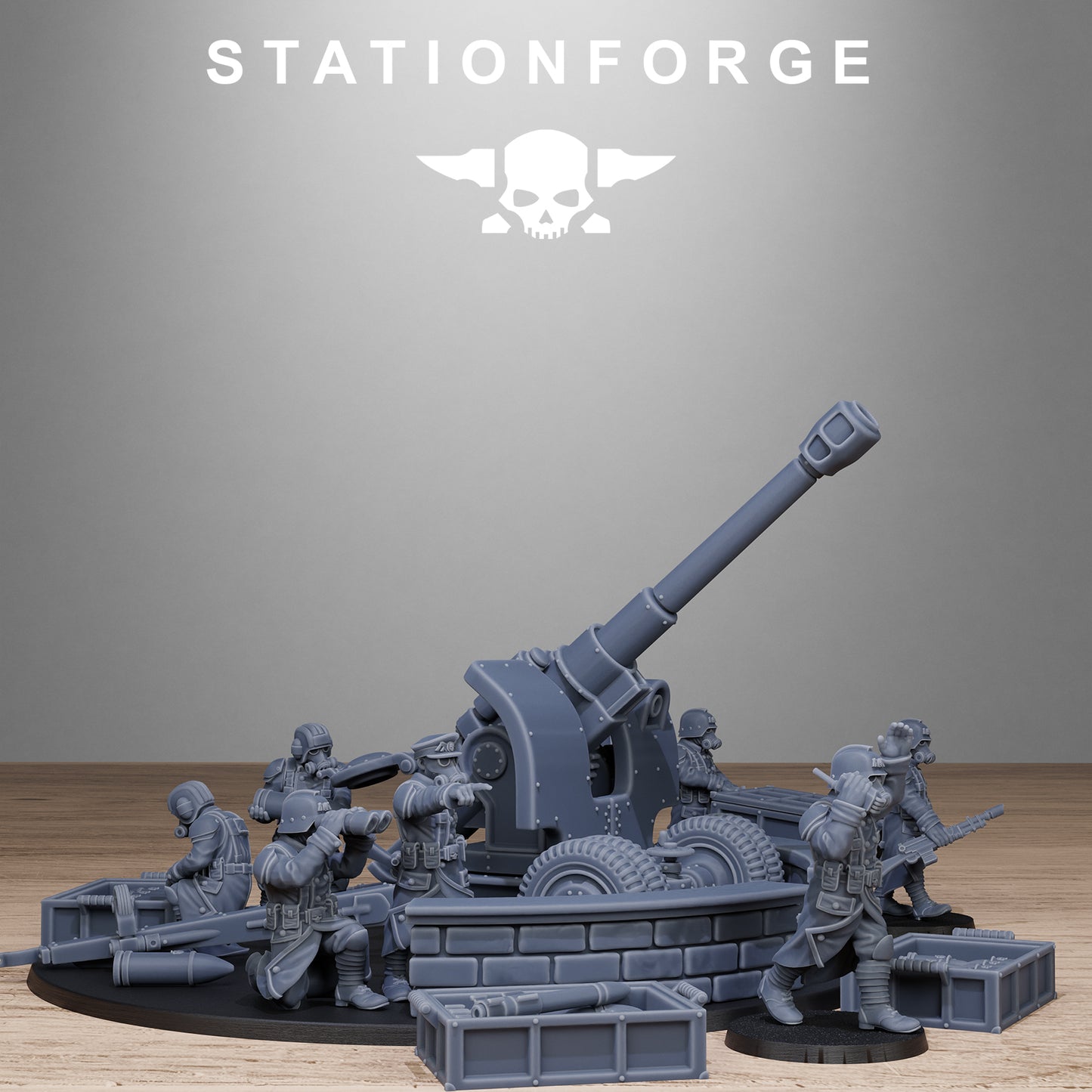 GrimGuard Light Artillery 2.0 - StationForge - 28mm