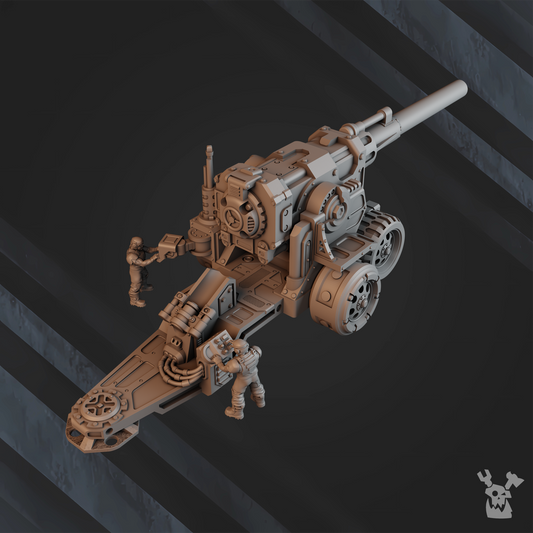 Heavy Artillery Mount with Earthquaker Cannon & Gorgon Siege Gun - Dakkadakka