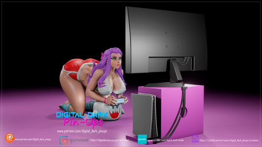 Gamer Girl 5 - Digital Dark Pin-ups