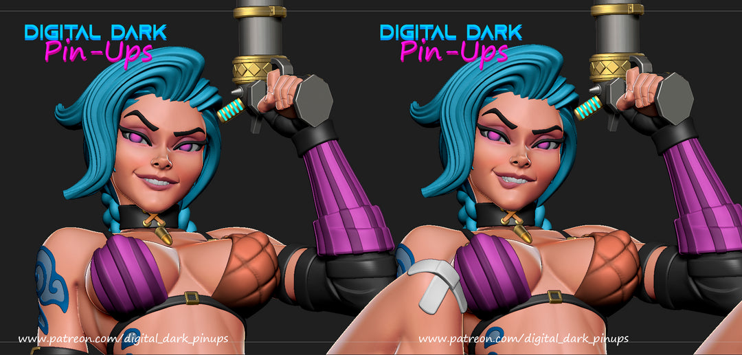 Jinx Futa - Digital Dark Pin-ups