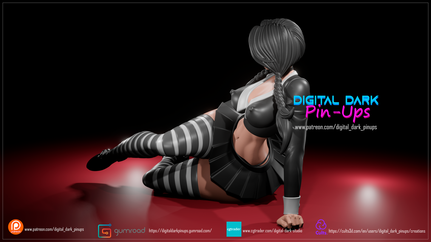 Wednesday - Digital Dark Pin-ups