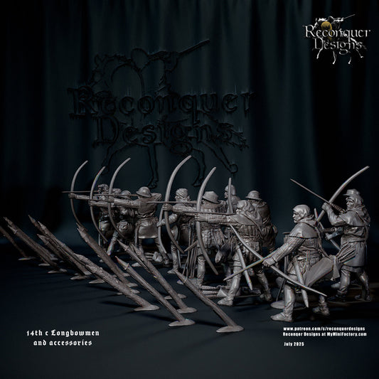 14th century Longbowmen - Reconquer Designs