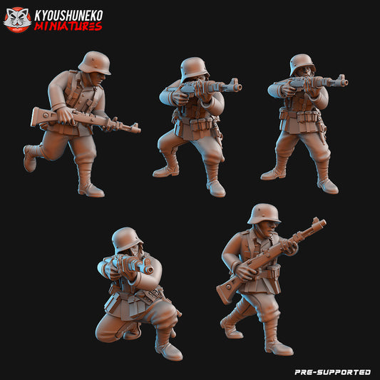 German Riflemen ww2 - Kyoushuneko Miniatures
