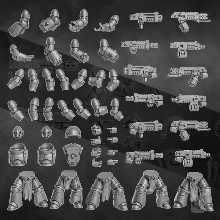 Space Knights (build kit) - Arms And Weapons - Bits - Dakkadakka