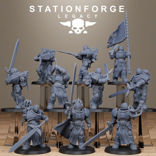 Solaris Greatswordsmen - StationForge Legacy - 28mm