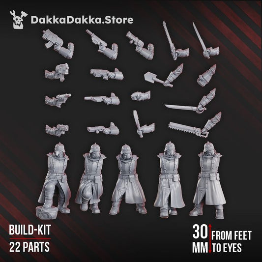 2nd Death Division Commander Assembly Kit -  Arms And Weapons - Bits - Dakkadakka