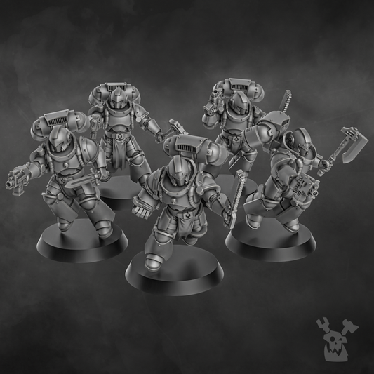 Space Knights Storm Squad with Jetpacks - Dakkadakka