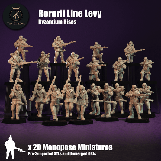 Byzantium Rises Rororii Line Levy - ThatEvilOne - 28mm