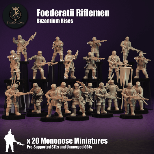 Byzantium Rises Foederatii Riflemen - ThatEvilOne - 28mm