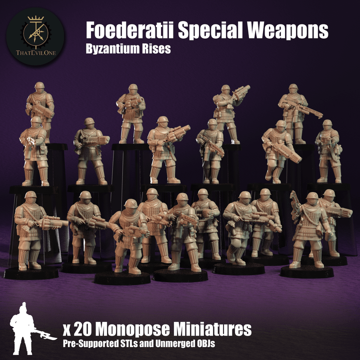 Byzantium Rises Foederatii Special Weapons - ThatEvilOne - 28mm