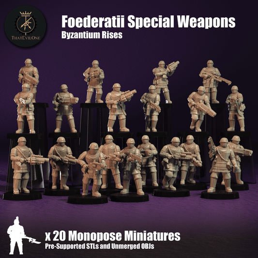 Byzantium Rises Foederatii Special Weapons - ThatEvilOne - 28mm