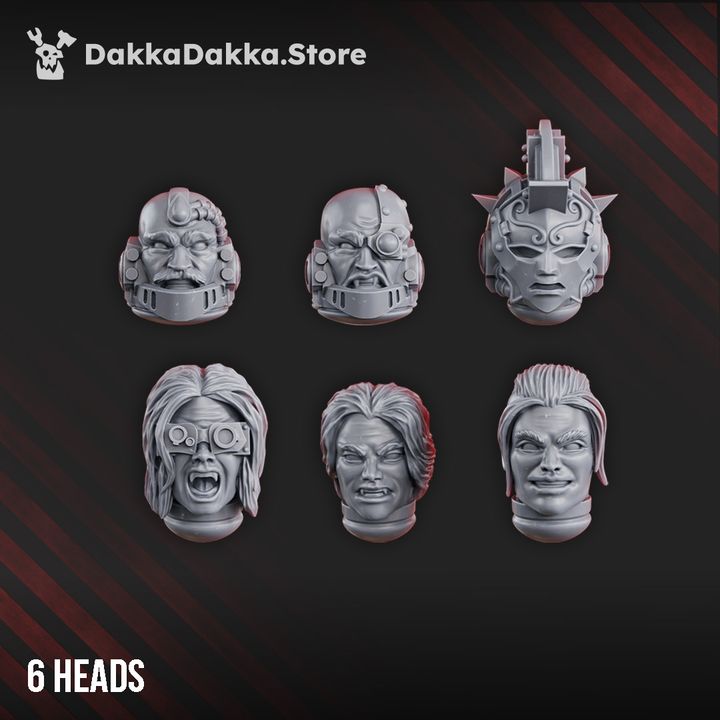 Crimson Wings Hero - Heads - Bits - Dakkadakka