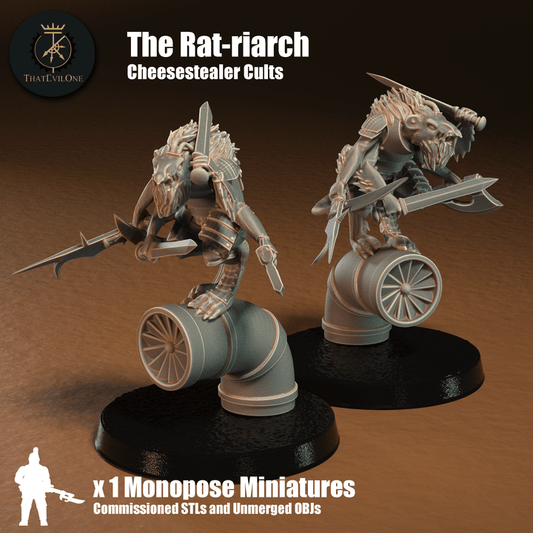 Cheesestealer Cults Cheese Runner Rat-Riarch - ThatEvilOne  - 28mm