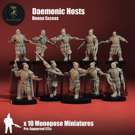 House Excess Daemonic Hosts - ThatEvilOne - 28mm