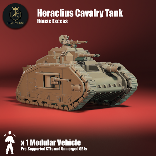 House Excess - Heraclius Cavalry Tank - ThatEvilOne - 28mm