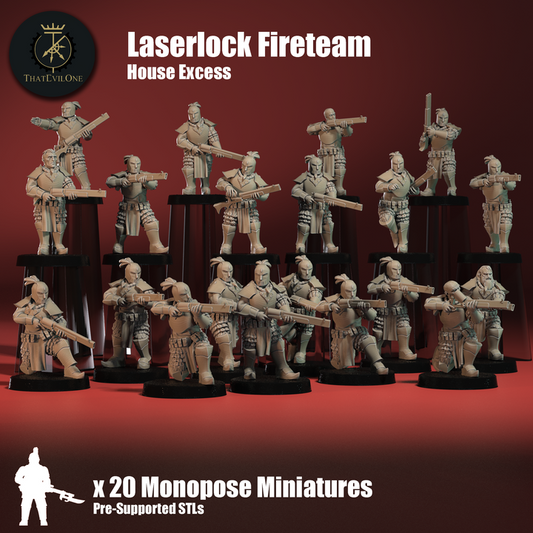House Excess Laserlocks Fireteam - ThatEvilOne - 28mm
