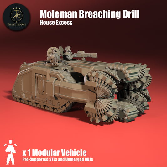 House Excess Moleman Breaching Drill - ThatEvilOne - 28mm