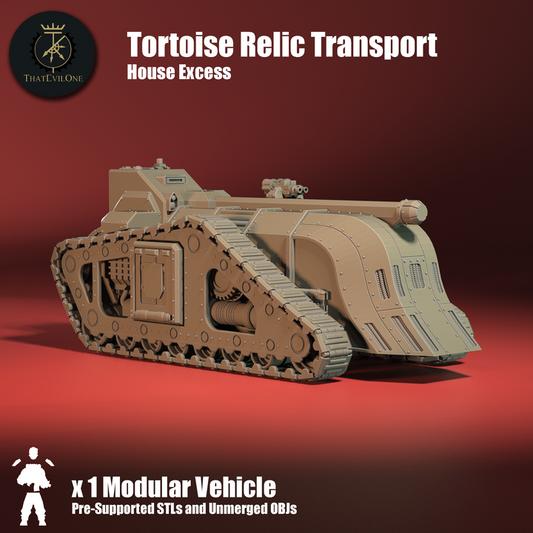 House Excess Tortoise Relic Transport - ThatEvilOne - 28mm
