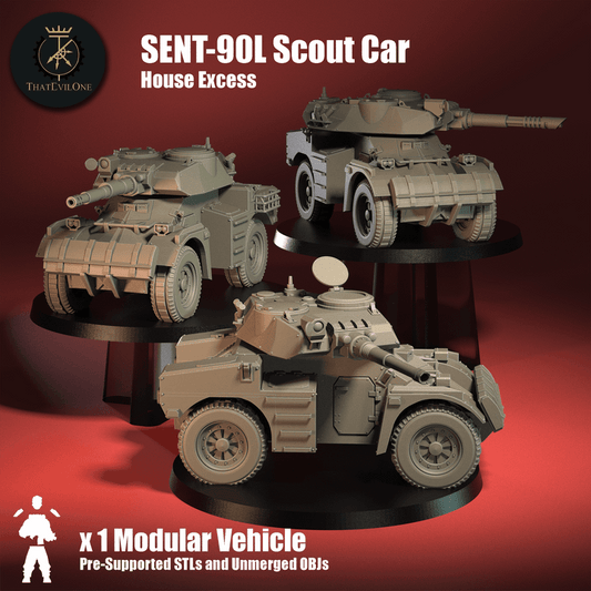 House Excess SENT-90L Scout Car - ThatEvilOne - 28mm