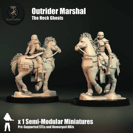 The HeckGhost Outrider Marshal - ThatEvilOne - 28mm