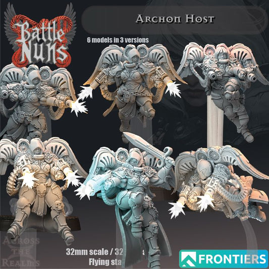 Archon Host - Battle Nuns - Across the Realms 32mm