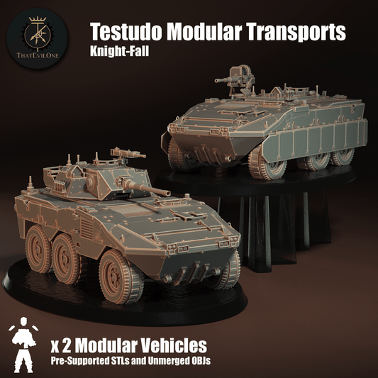 Knight Fall Testudo Modular Transports - ThatEvilOne - 28mm