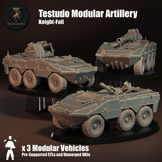 Knight Fall Testudo Modular Artillery - ThatEvilOne - 28mm