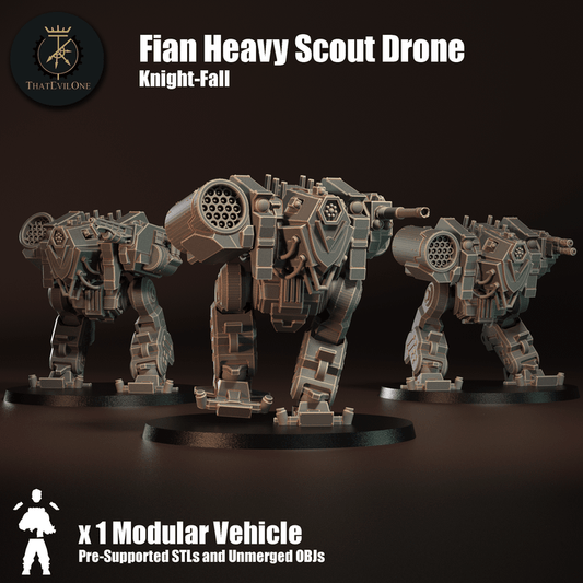Knight Fall Fian Heavy Scout Drone - ThatEvilOne - 28mm