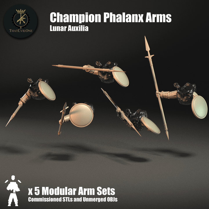 Lunar Auxilia Champion Phalanx Arms - ThatEvilOne - 28mm