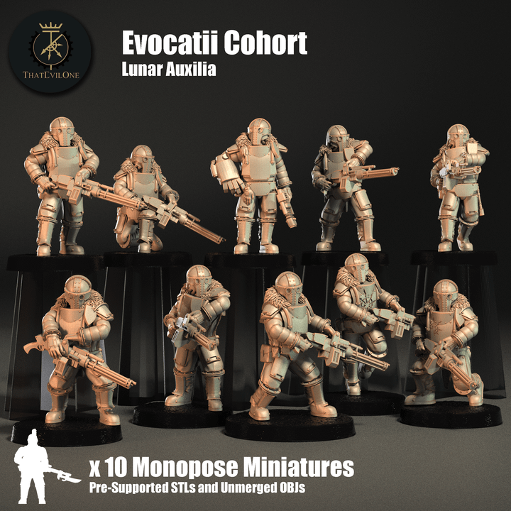 Lunar Auxilia Evocatii Cohort - ThatEvilOne - 28mm