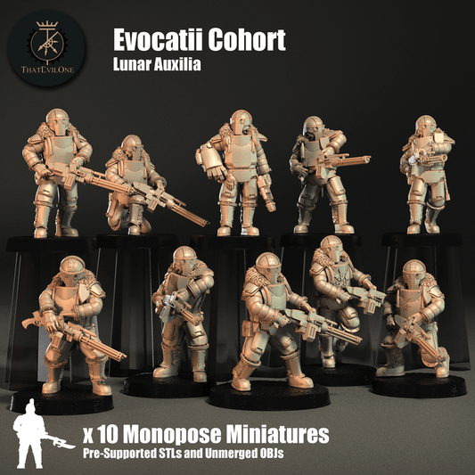 Lunar Auxilia Evocatii Cohort - ThatEvilOne - 28mm