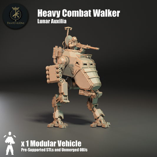 Lunar Auxilia Heavy Combat Walker - ThatEvilOne - 28mm